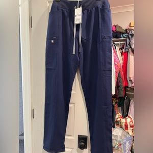 Figs Mayfair pant, navy, size small, NWT